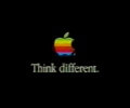 logo think different apple five colors