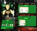 game screen playing with cards Virtual Vegas