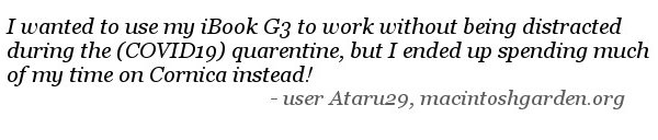 quote user ataru29 about using Cornica on his performa 475