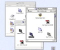desktop with finder windows on Mac OS 8